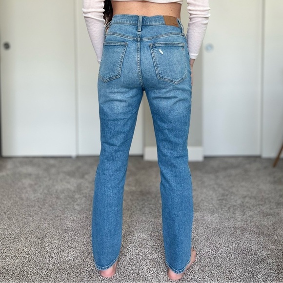 Madewell The Perfect Vintage Jean - Straight Leg - Denman Wash - Size 27 - Picture 3 of 14
